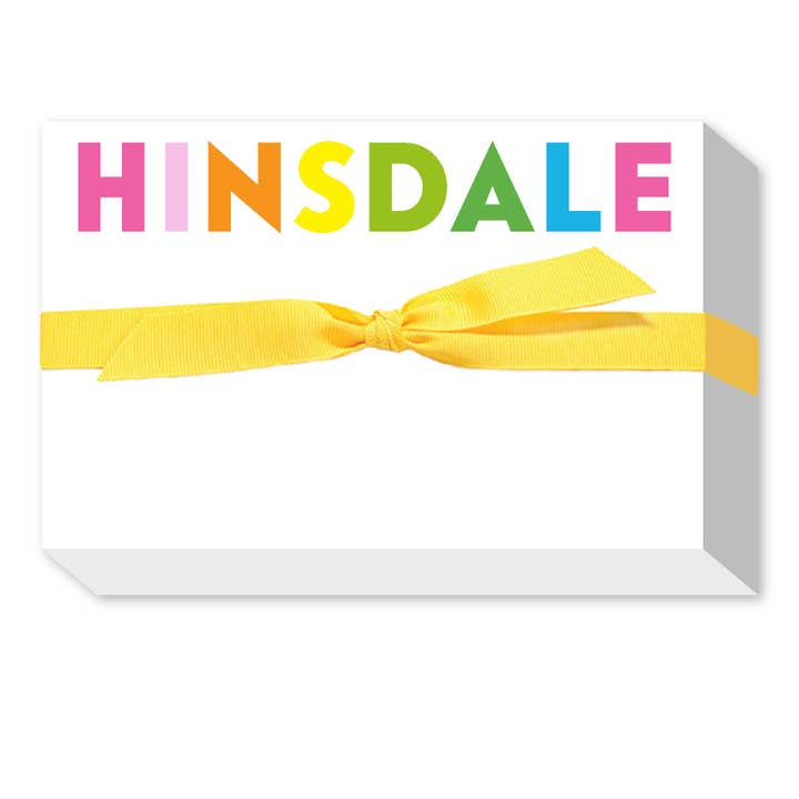 Donovan Designs - Wholesale Notepad - RAINBOW BIG & BOLD CUSTOM NOTEPAD