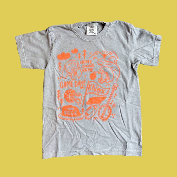 Sportboll (Barn) - Comfort Colors - T-shirt för wholesale av Paris Woodhull Illustrations