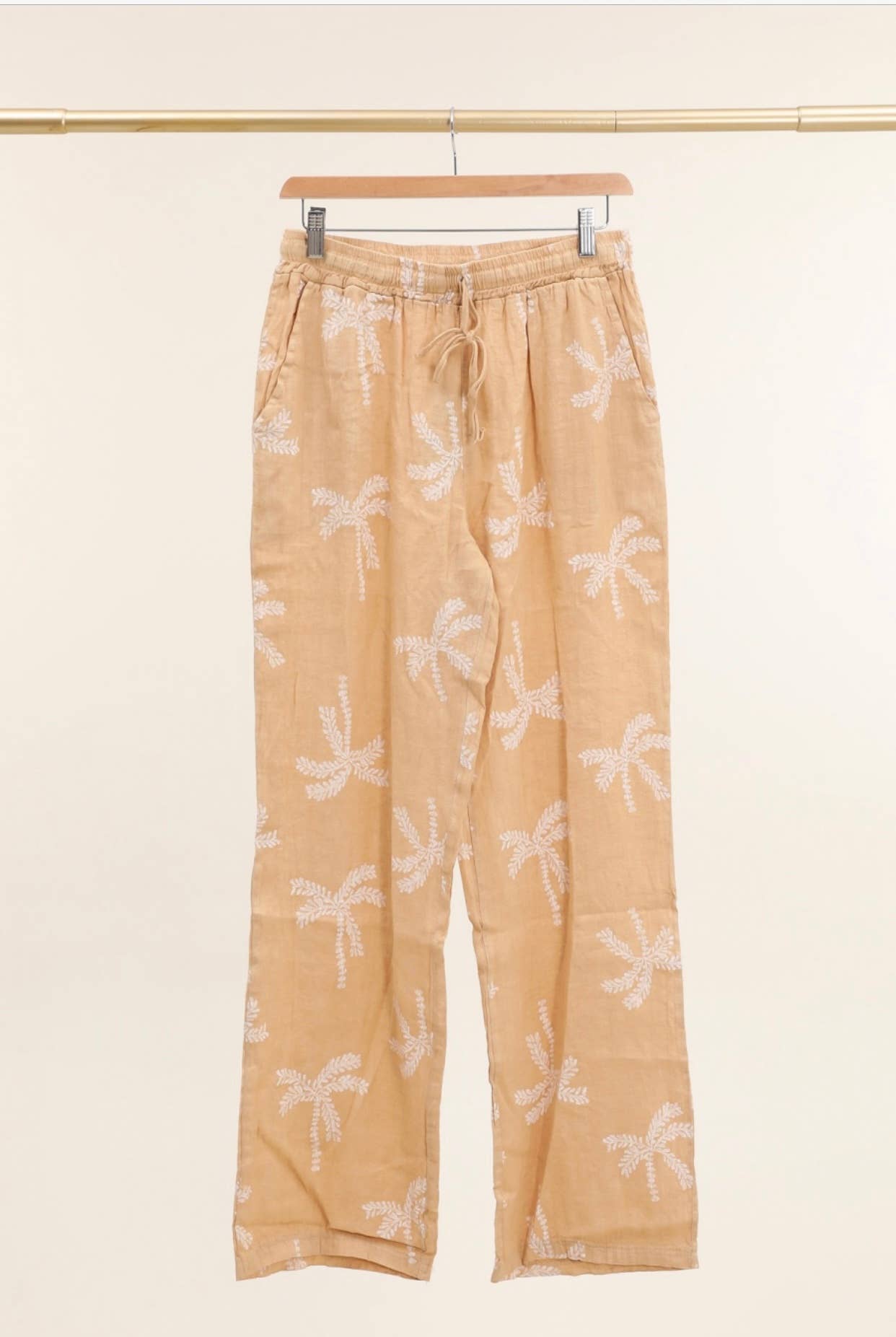 LÉA & LUC - Vente Pantalon – femme - Pantalons imprimé en 100% Lin REF.821833