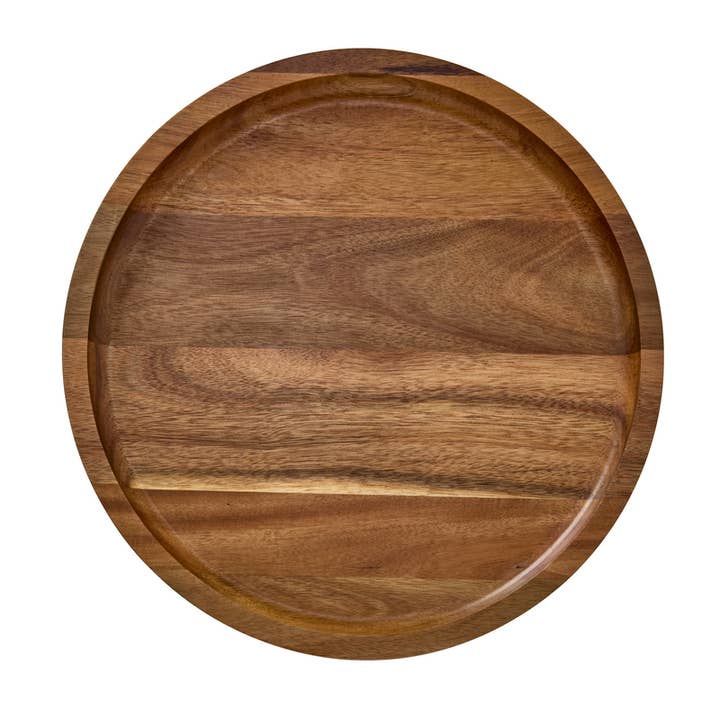Lifetime Brands - Wholesale Cutting Board - FW 14 ROUND MAKE AND TAKE- ACACIA 1 WHIT3