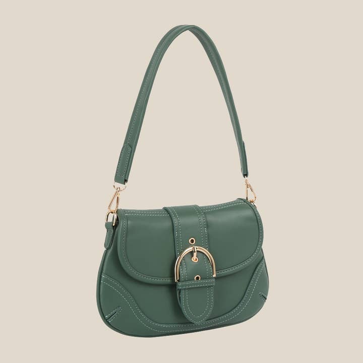 Anarchy Street - Wholesale Shoulder Bag - Women's - Leather Fashion Buckle Flap Shoulder Bag