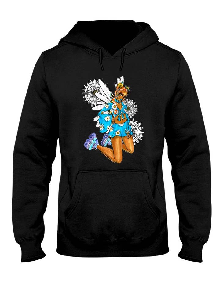 Flower Fe Hættetrøje for engroshandel hos D. Ridley Designs