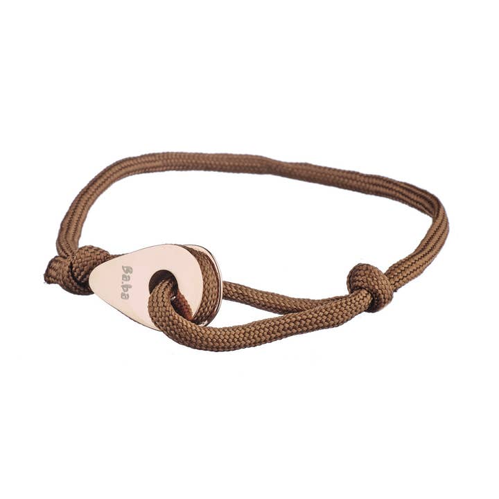 Pulsera Cambronne marrón para venta al por mayor de Bastille Baobab