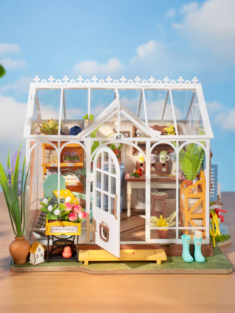 Robotime - Wholesale DIY Craft Kit - DG163 Dreamy Garden House Rolife DIY Miniature House Kit10