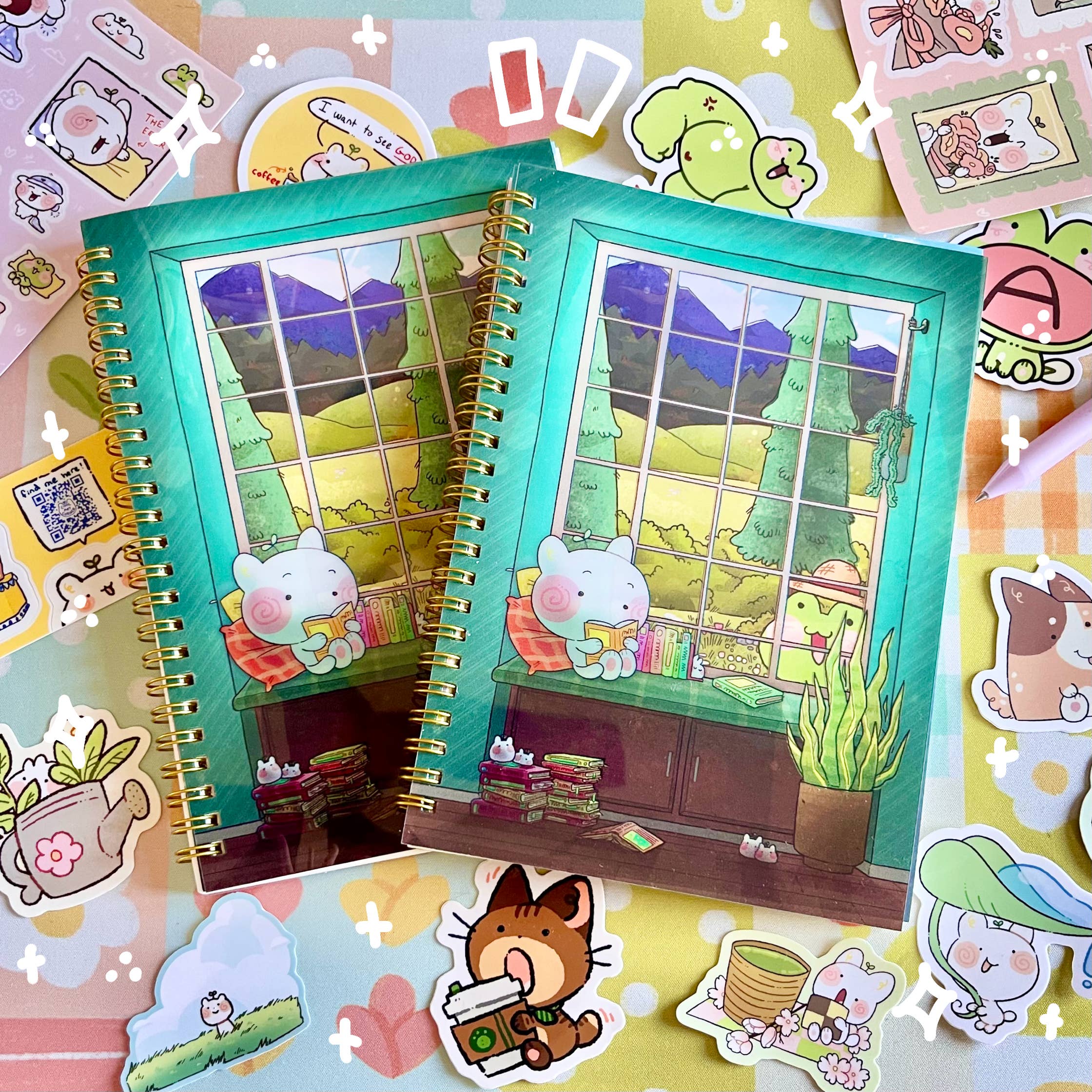 Cool Art Corner - Wholesale Sticker - Garden Window Sticker Book