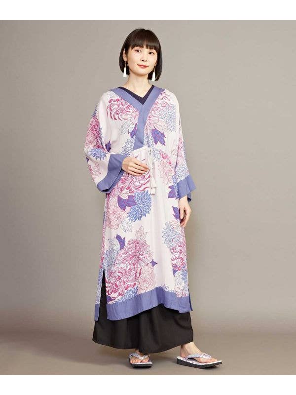 Ametsuchi by Amina Collection - Wholesale Dress - Women's - KIKU-MON KIMONO Dress