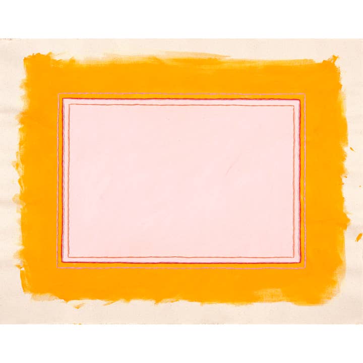 Emily Keating Snyder - Wholesale Art Print - Colorful Abstract Pink & Yellow-Orange Art Print | Wall Art