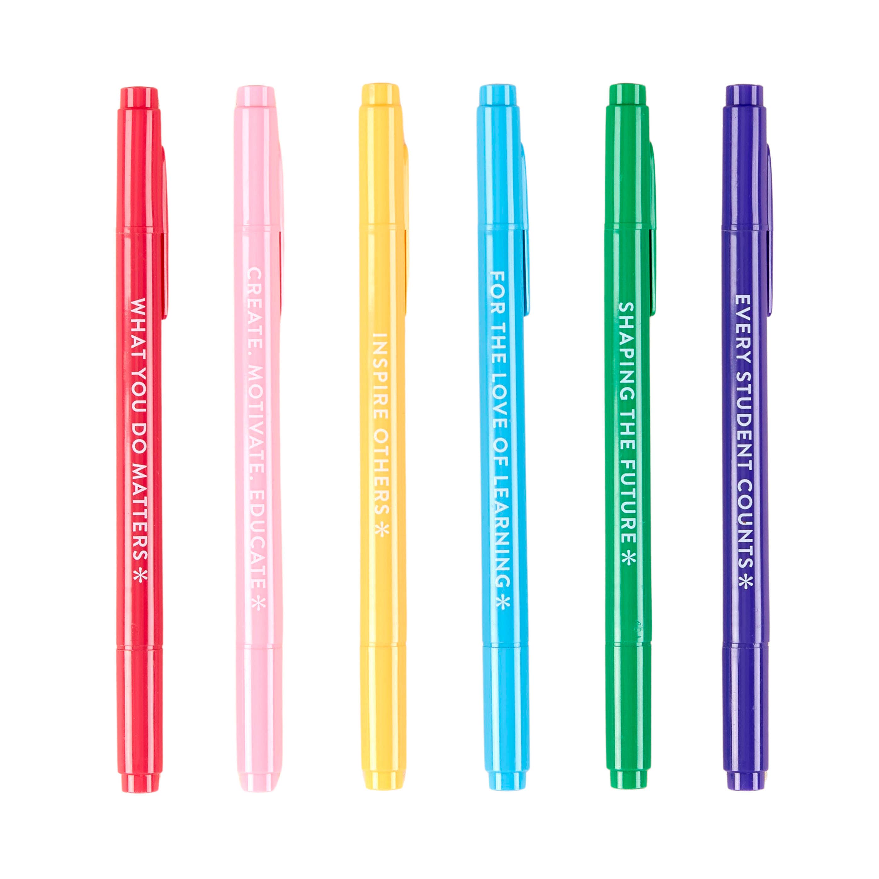 Erin Condren Design - Wholesale Marker - Teacher Dual-Tip Markers 6-pack4