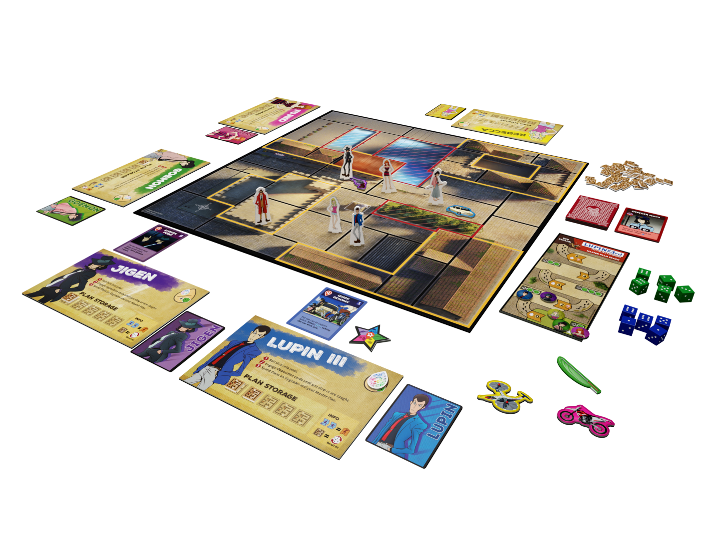 Japanime Games - Wholesale Board Game - Lupin III: The Italian Adventure1