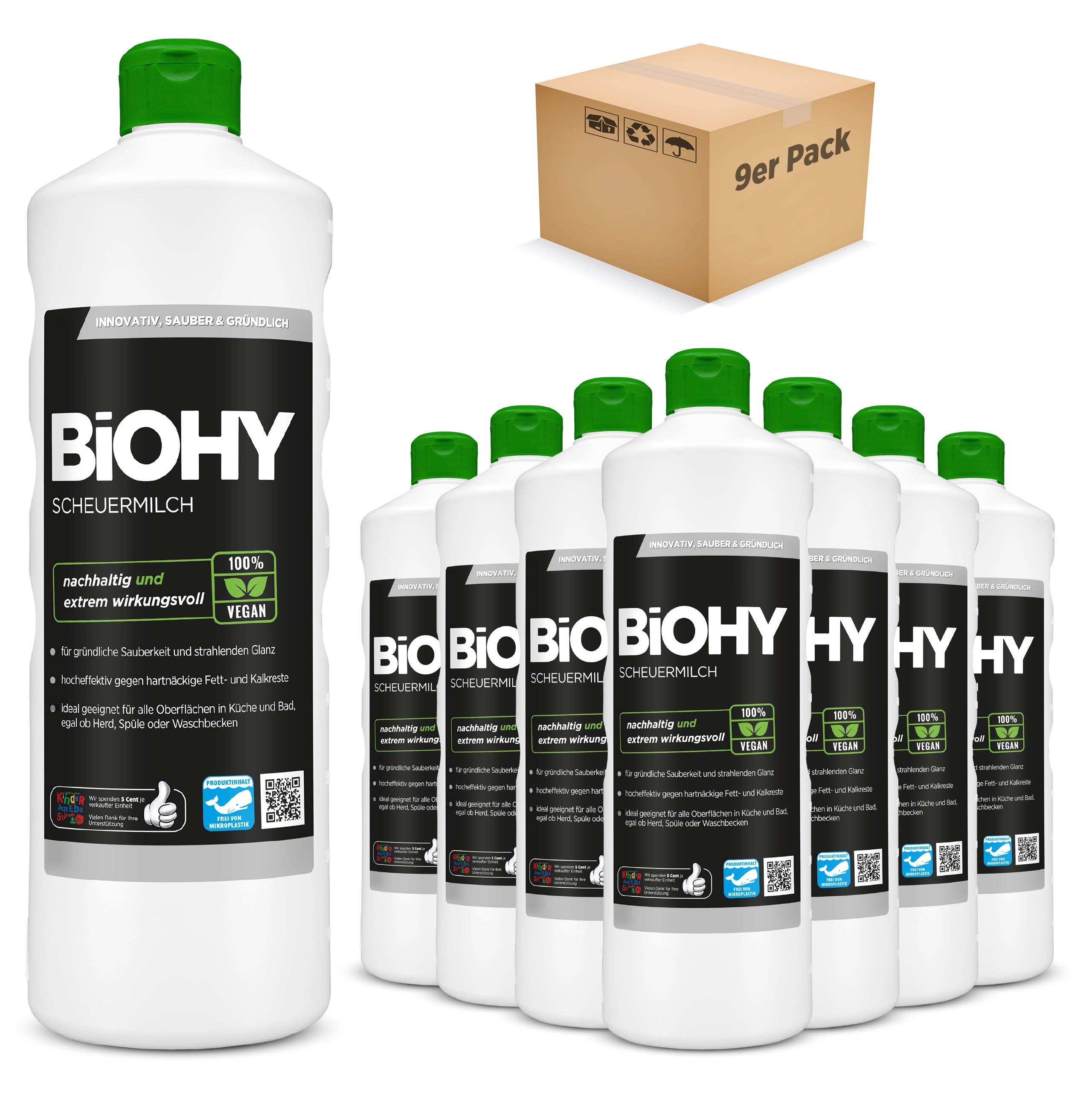 BiOHY - Wholesale All-Purpose Cleaning Spray - BioHy scouring milk, abrasive cleaner, cleaner for kitchen and bathroom, cleansing milk10