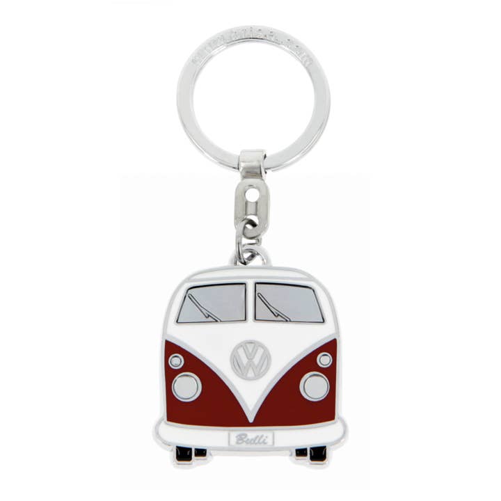 VW T1 Bus Key Ring in Gift Tin - red for wholesale by VW Collection by BRISA