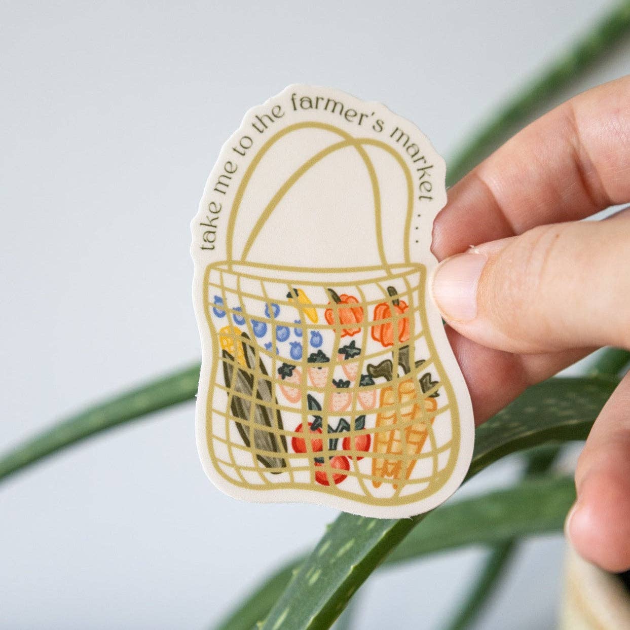 Lindy Stark Designs - Wholesale Sticker - Farmer's Market Sticker