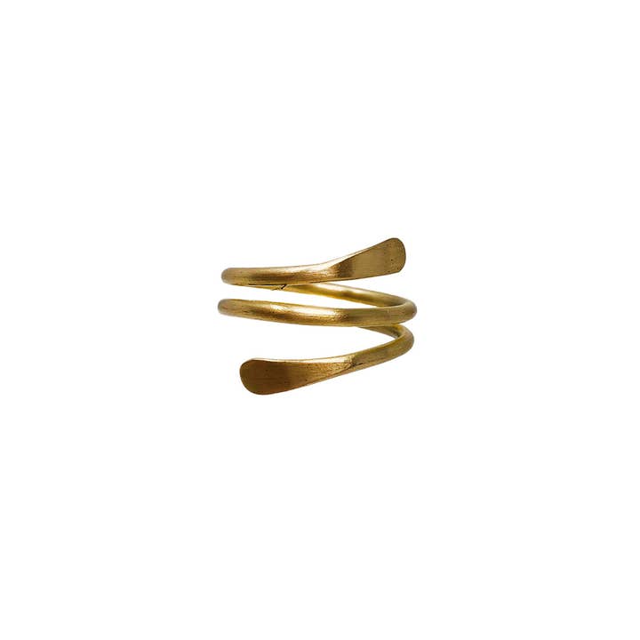 WorldFinds – Engroshandel Båndring – Scoiled Wrap Ring - Guld1