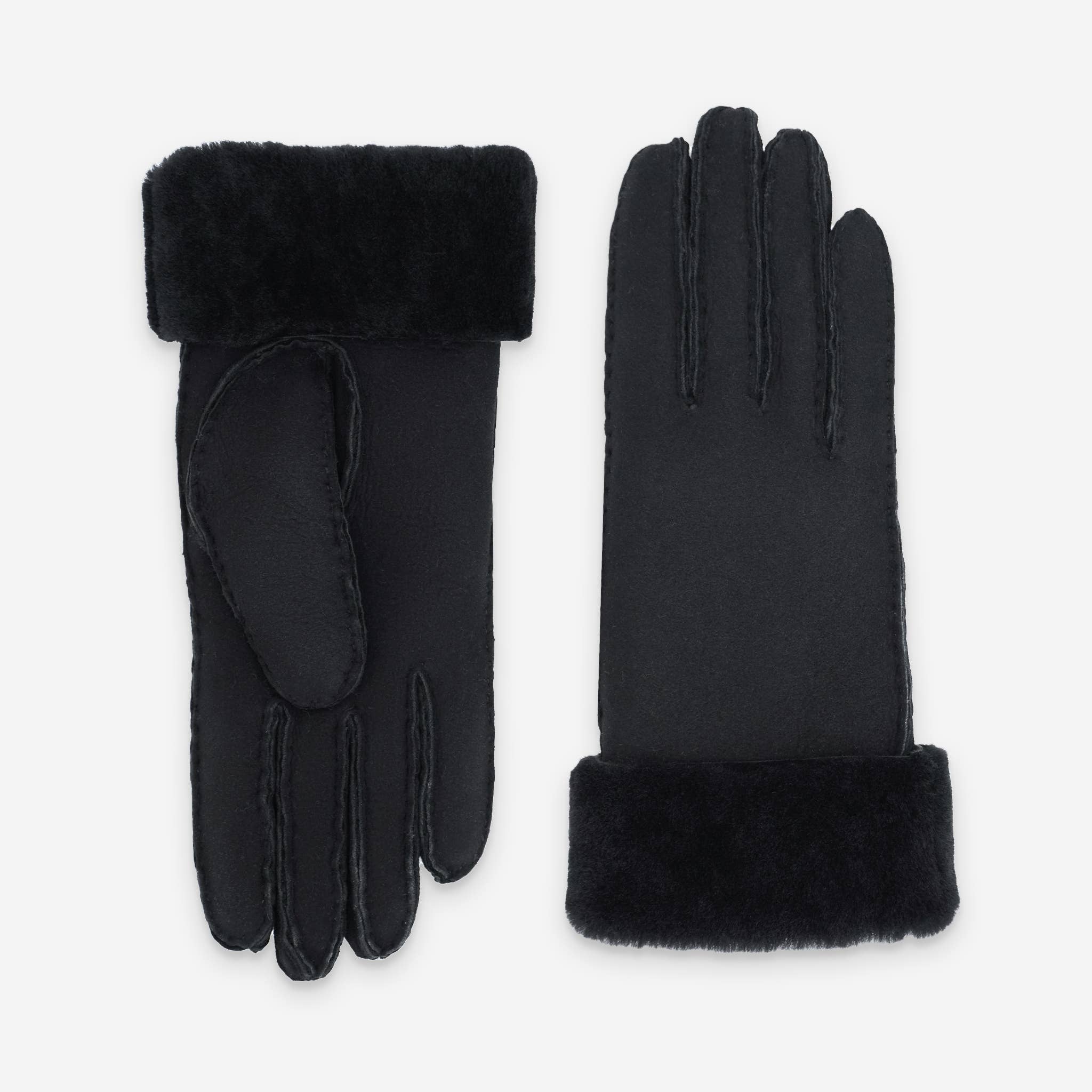 Glove Story - Vendita all'ingrosso Guanti - Donna - Guanti da donna in pelle di montone 100% con fodera in shearling - 21429SH13