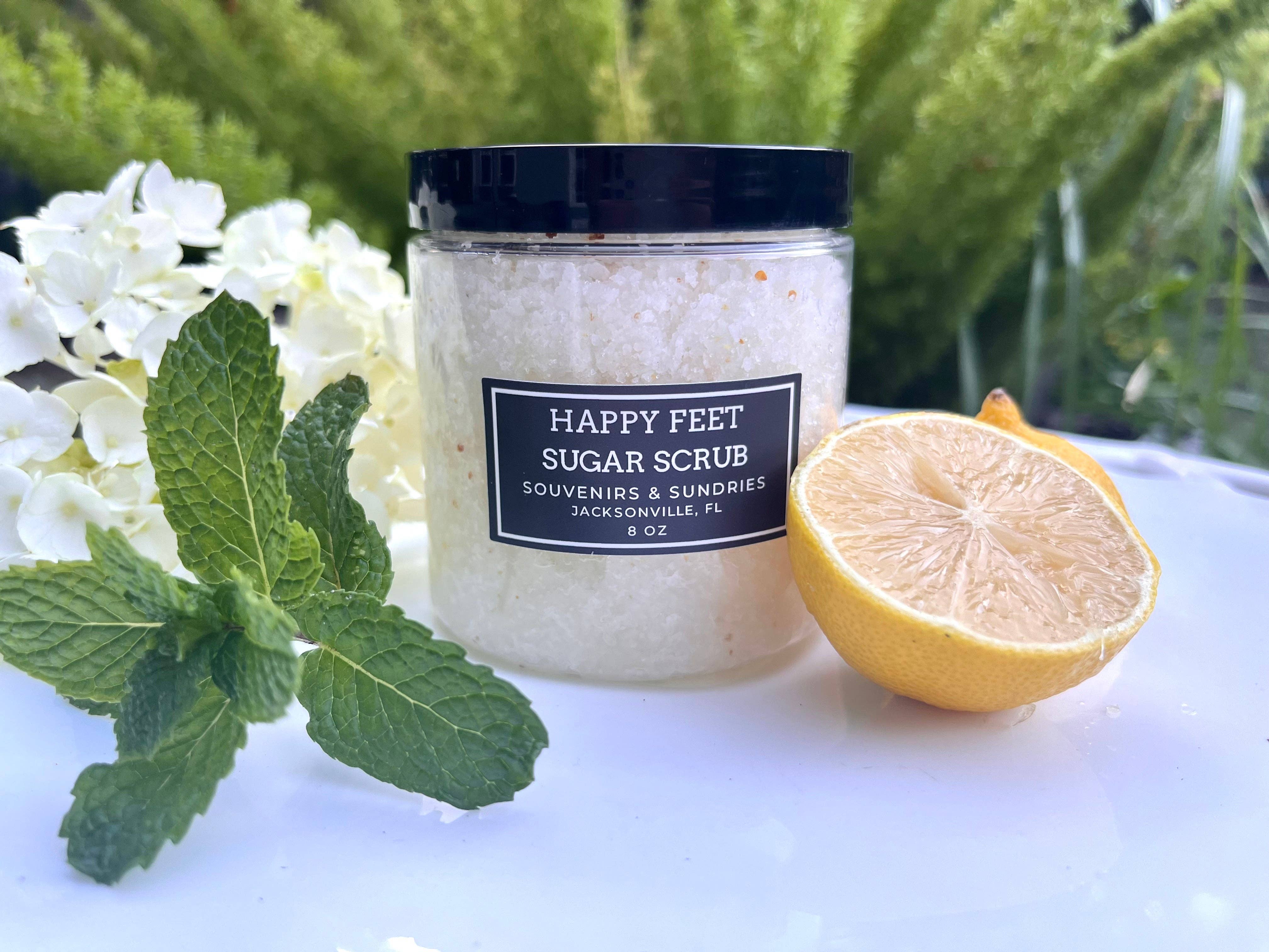 Souvenirs & Sundries - Wholesale Foot Scrub/Polish - Happy Feet Sugar Scrub2