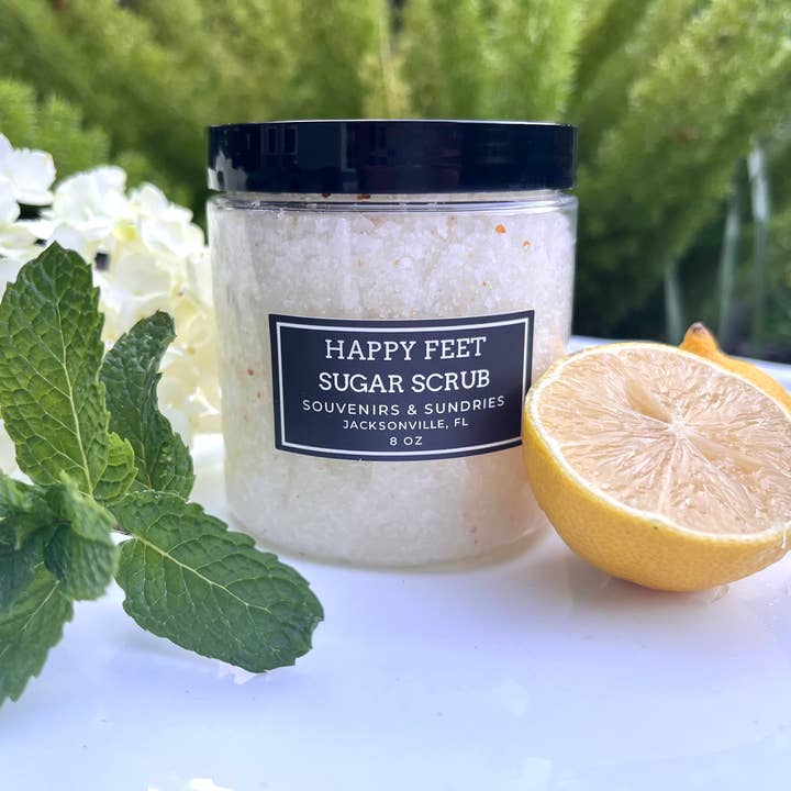 Souvenirs & Sundries - Wholesale Foot Scrub/Polish - Happy Feet Sugar Scrub2