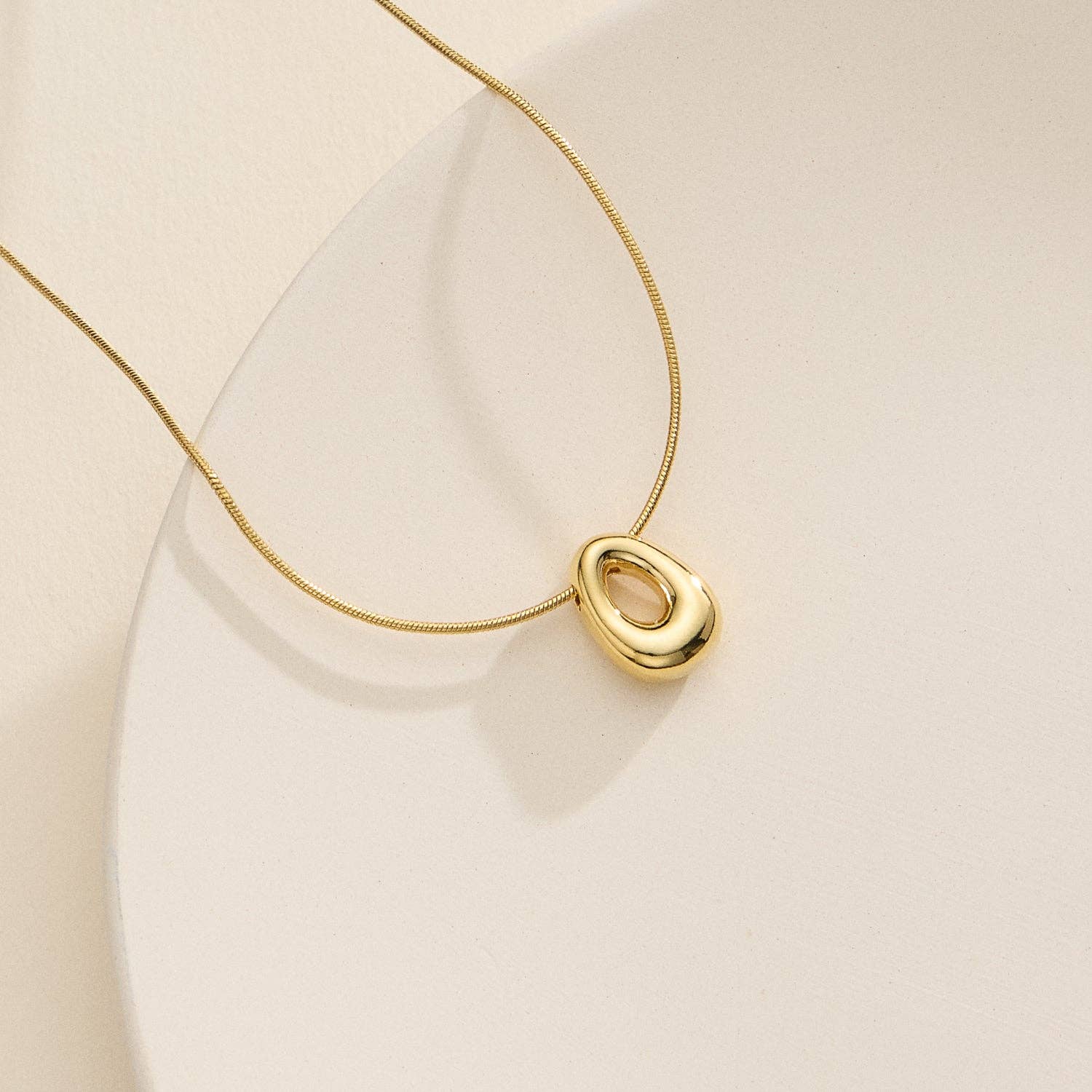 Frem - Wholesale Pendant/Charm Necklace - 16 Assorted 18K Gold Dipped Bubble Initial Necklace18