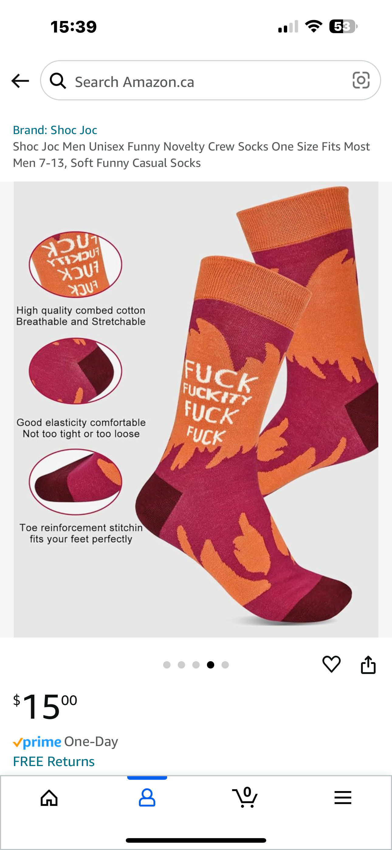 Shoc Joc Apparels Ltd - Vente Chaussettes – unisexe - F*Ck F*City F*Ck F*Ck4