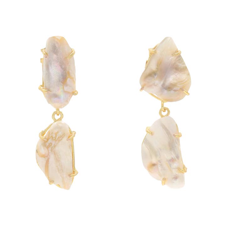 Leira Pearl Earrings for wholesale by ACUS