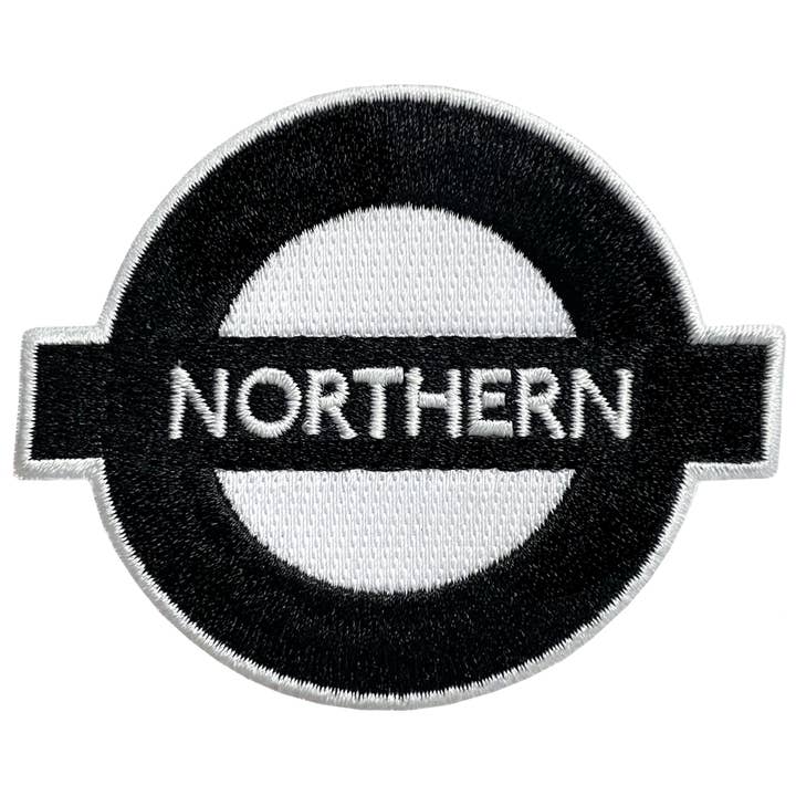 Northern Line Sew On Patch for wholesale by Pawprint Family