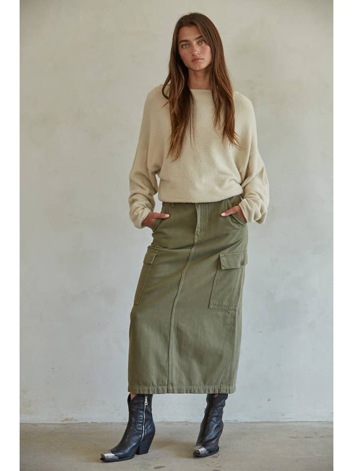 By Together - Vente Pull en maille – femme - W1542 | Pull en tricot à encolure bateau et manches longues