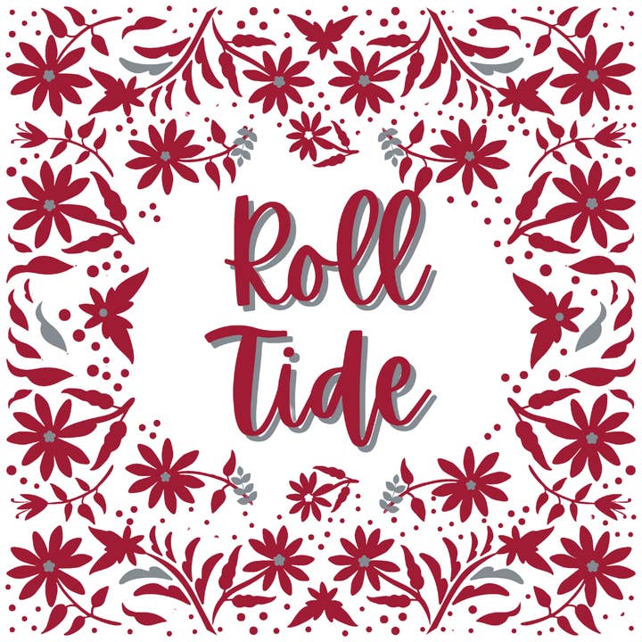 Casa Courant - Wholesale Disposable Placemat - Game Day or Grads...Alabama Roll Tide Paper Placemats