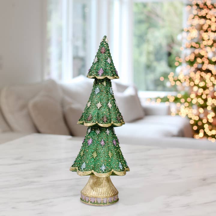 13" Starlight Neo Cone Tree (Vetiver) for wholesale by Dekorasyon Gifts Decor