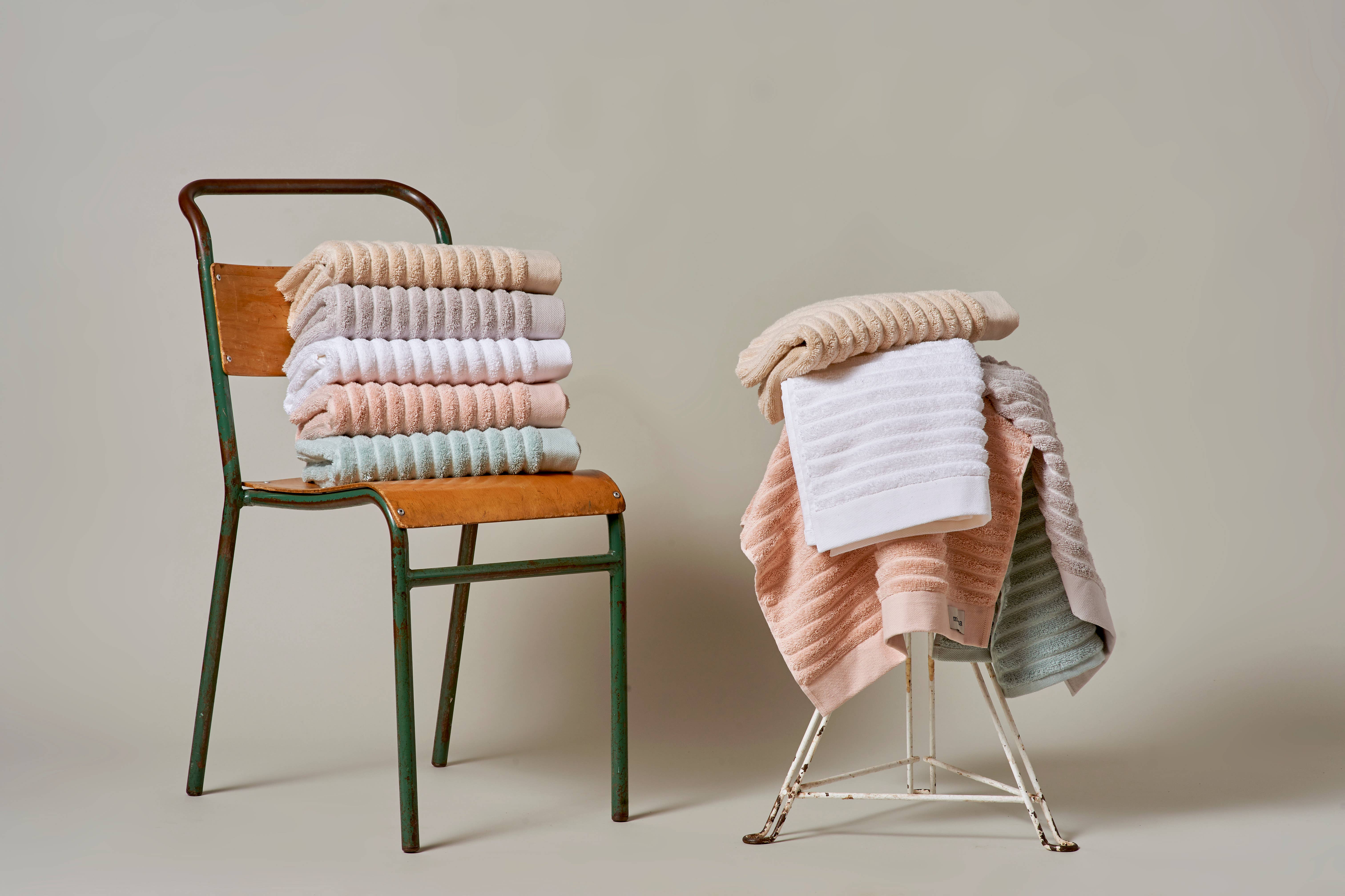 Misona - Wholesale Towel Set - Ribbed Organic Cotton Bath Towels & Face Cloths3