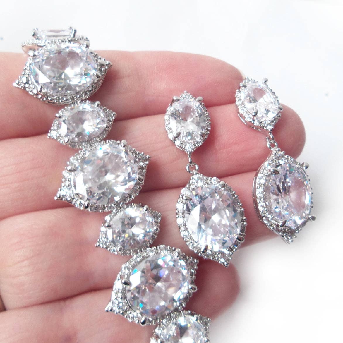 Dalfiya – Großhandel Schmucksets – Grand Parure Brautschmuck-Set für viktorianische Braut oder Abschlussball10