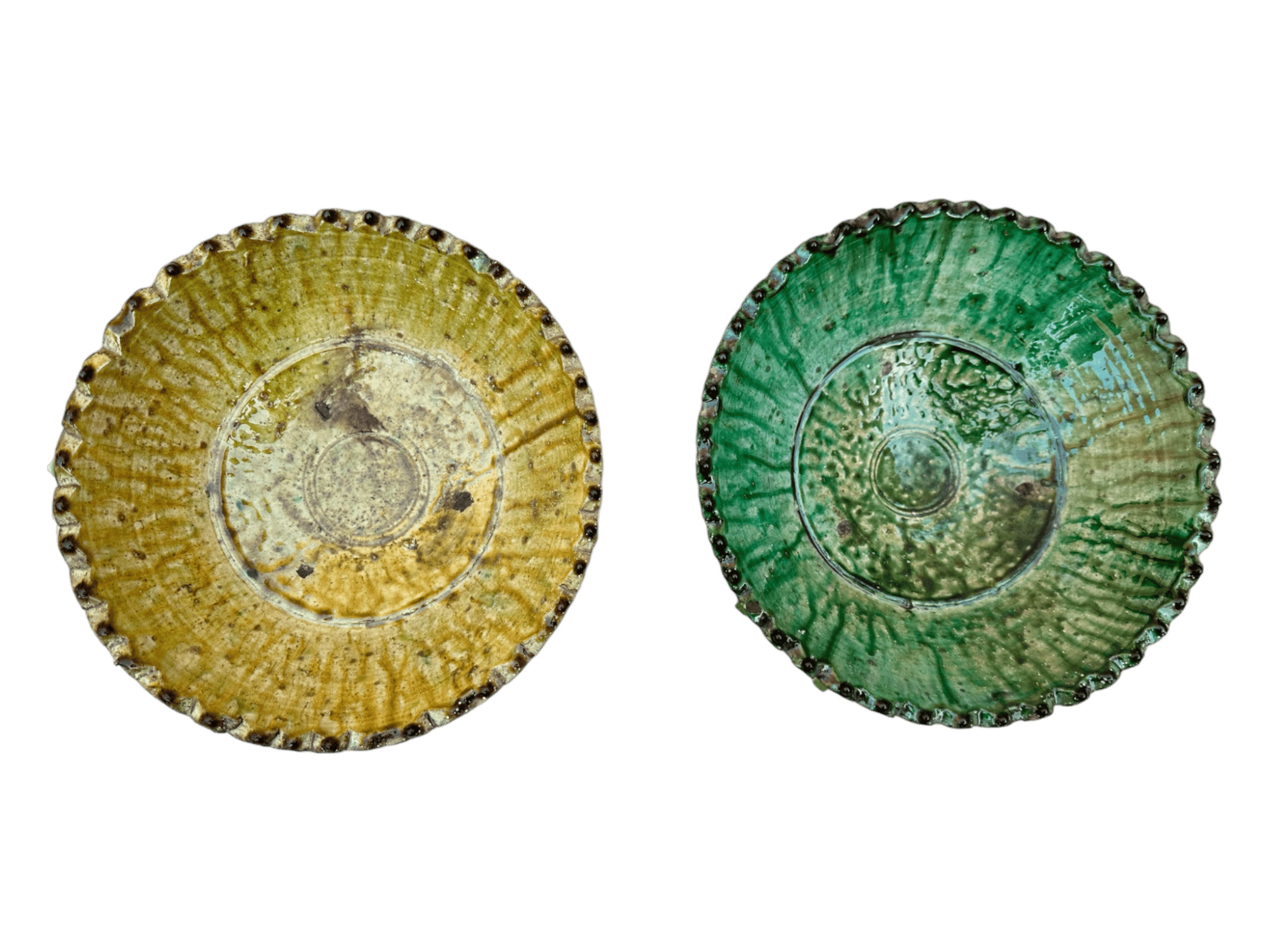 Moroccantastics - Wholesale Decorative Plate/Dish/Bowl - Tamegroute Green Fruit Bowl or Planter – Handmade Moroccan Pottery8