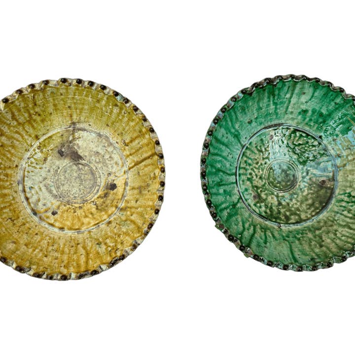 Moroccantastics - Wholesale Decorative Plate/Dish/Bowl - Tamegroute Green Fruit Bowl or Planter – Handmade Moroccan Pottery8