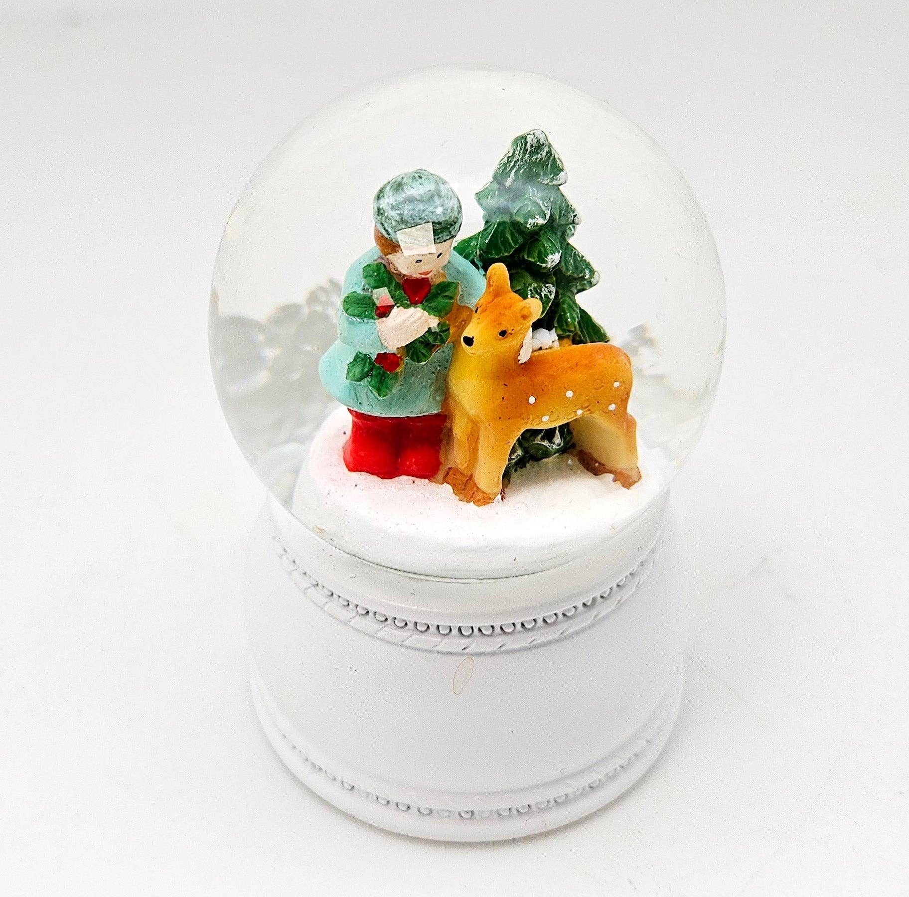 Schneekugelhaus - Wholesale Snow Globe - Sweet Mini Snow Globes Winter & Christmas, Fawn5