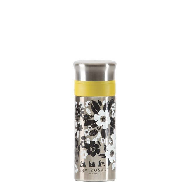 Joli Monde - Wholesale Insulated Mug/Tumbler - Stainless steel water bottle 350 ml Envirosax. Flowers1