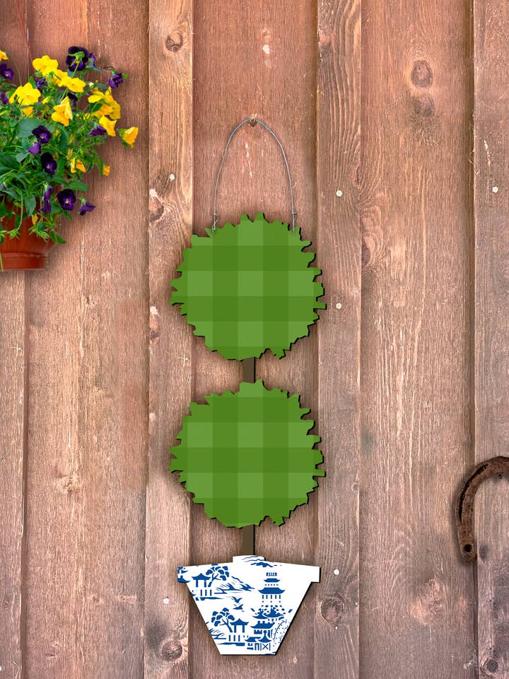 Cintre de porte topiaire pour la vente par Steel Southern Designs