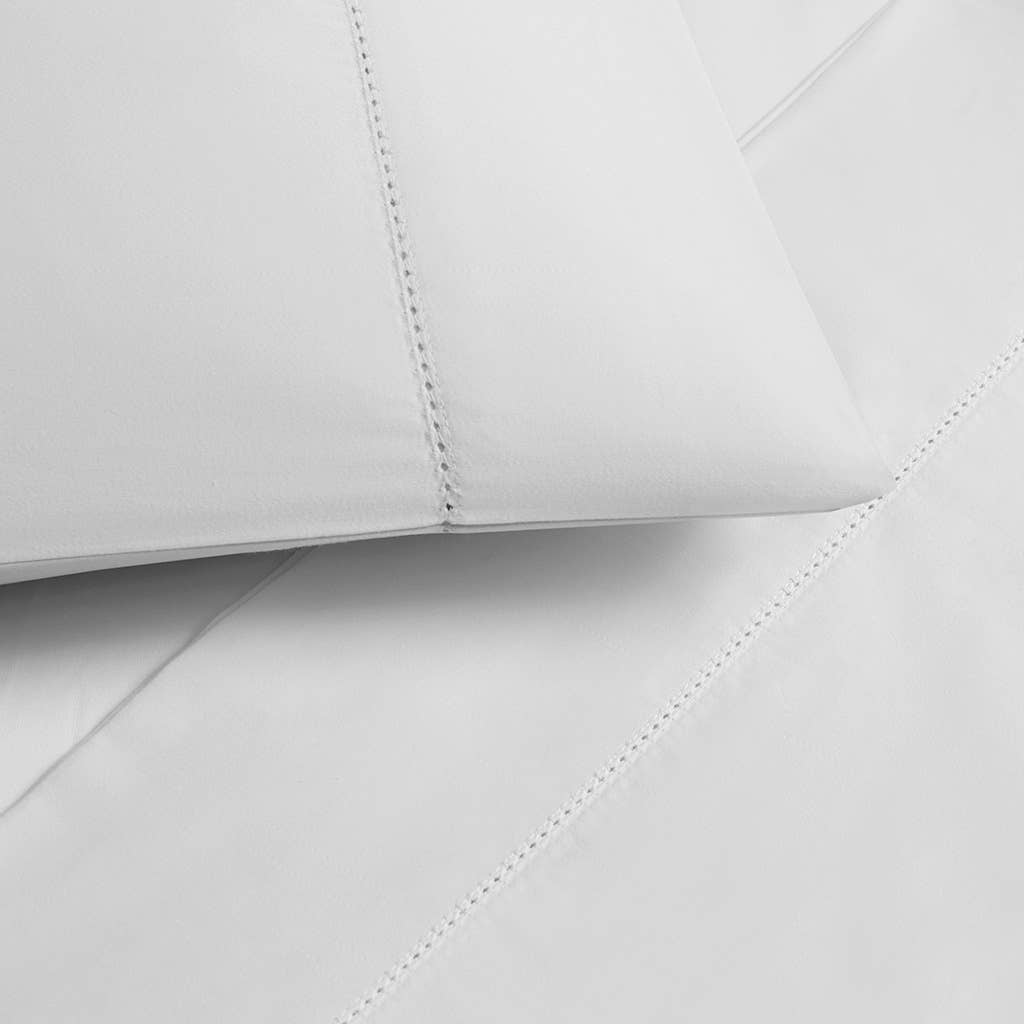 Olliix - Wholesale Sheet Set - 100% Egyptian Cotton 500 Thread Count Sheet Set, White5