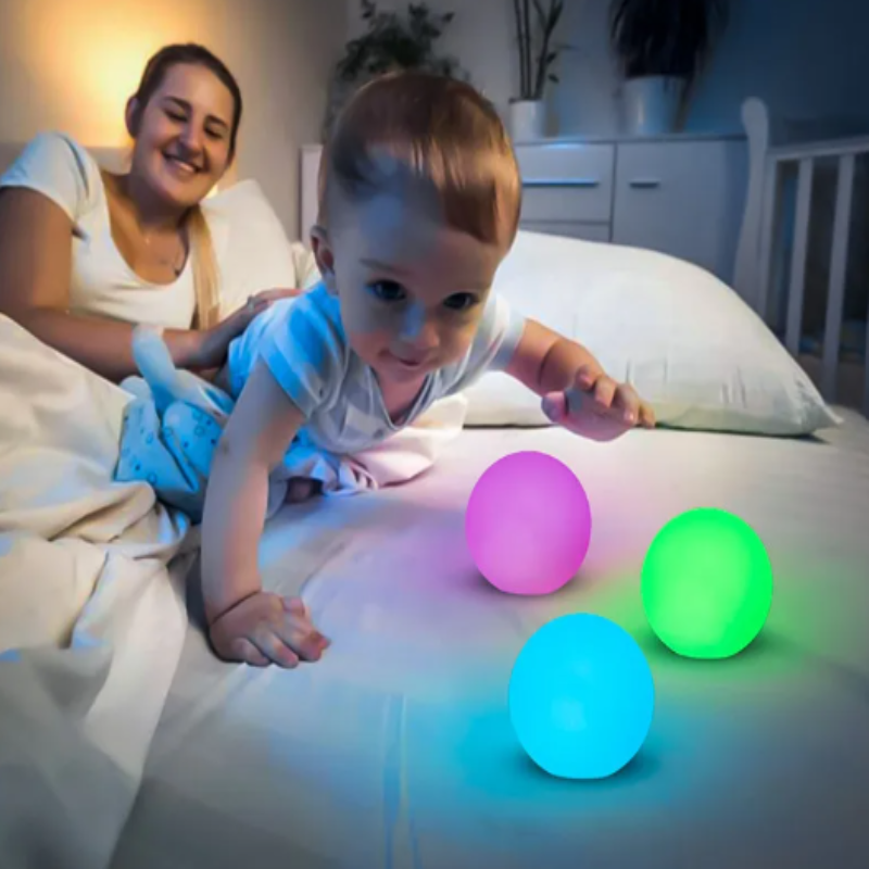 Kiyo Home - Wholesale Light Bulb/Puck - Multi-Colored LED Ball Lights 6-Piece Set7