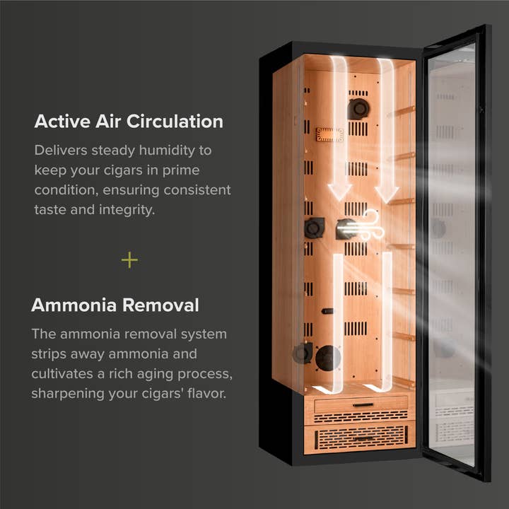 Case Elegance - Wholesale Humidor/Cigar Accessory - Airo Fridgador Cabinet - 88L