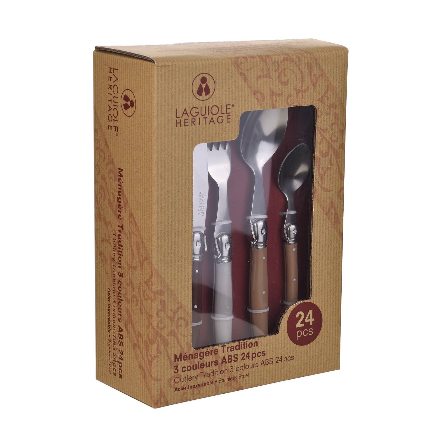 Laguiole - Wholesale Assorted Cutlery Set - Laguiole Heritage 24-Piece Cutlery Set7