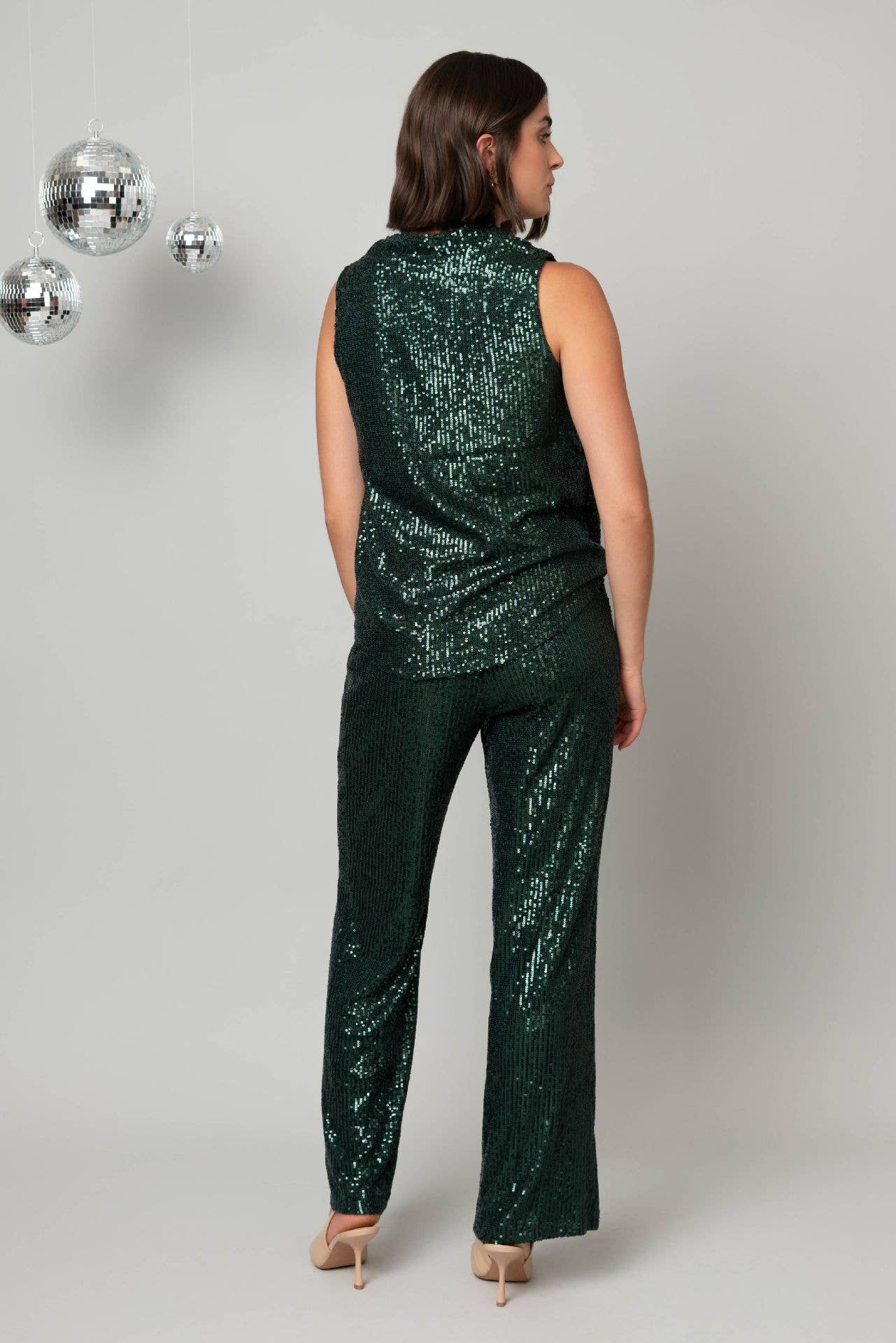 Pine Apparel - Wholesale Pants - Women's - Pull On Shimmer Wide Leg Pant2