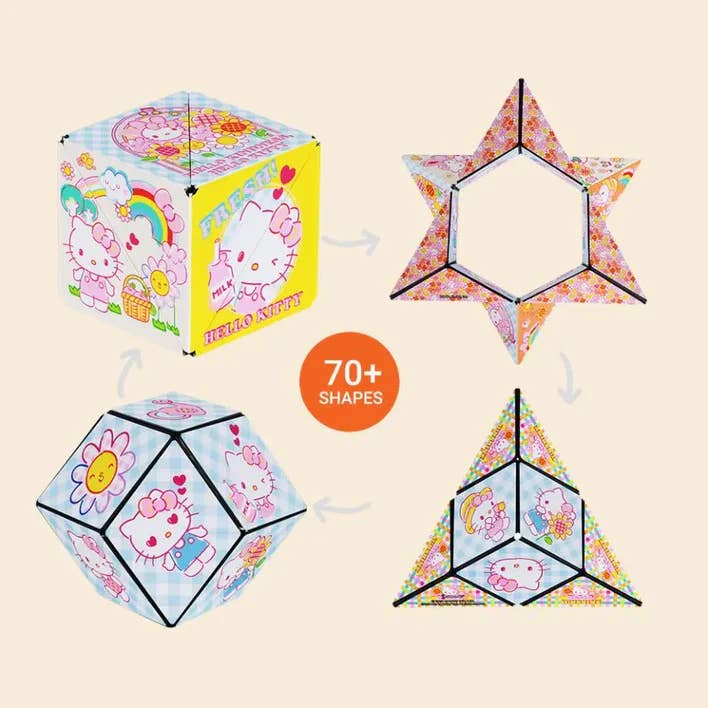 Fun In Motion Toys - Wholesale Puzzle - Kids - Shashibo Hello Kitty 12-pc Magnetic Puzzle Cube STEAM MESH9