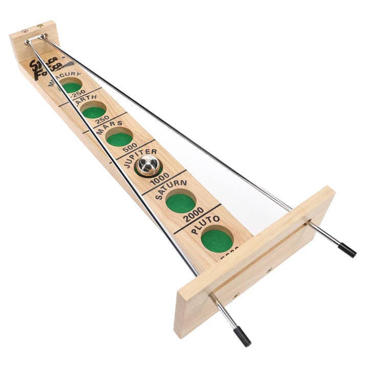WE Games Shoot The Moon - a Classic 1940's Nostalgia Game - Solid Natural Wood - 17.5 inches for wholesale by Wood Expressions