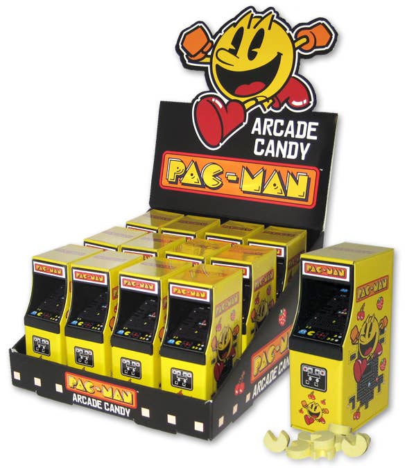 I Got Your Candy - Wholesale Hard Candy - Boston America Pac Man Arcade Candy Tins  .6oz - 12ct1