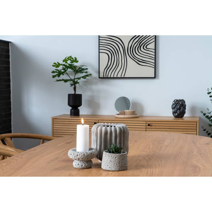 Flowerpot - Flowerpot. ceramic. black ø15x23.5 cm for wholesale on Faire4