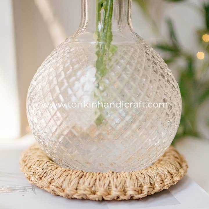 Tonkin Handicraft - Vente Dessous-de-plat - Dessous de plat rond en osier