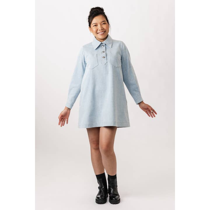 Named Clothing Finland Oy - Wholesale Craft Sewing Kit - Loviisa Denim Dress sewing pattern
