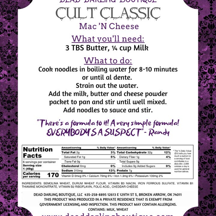 Dead Darling Boutique - Wholesale DIY Food Kit - Mac Slasher Bundle2