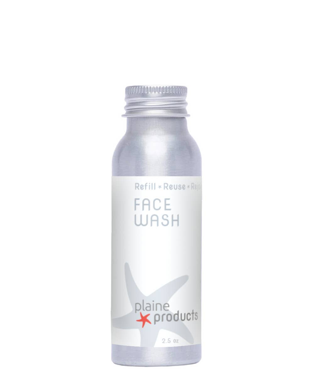 Plaine Products - Wholesale Facial Cleanser - Face Wash 2.5 oz (pump not included)