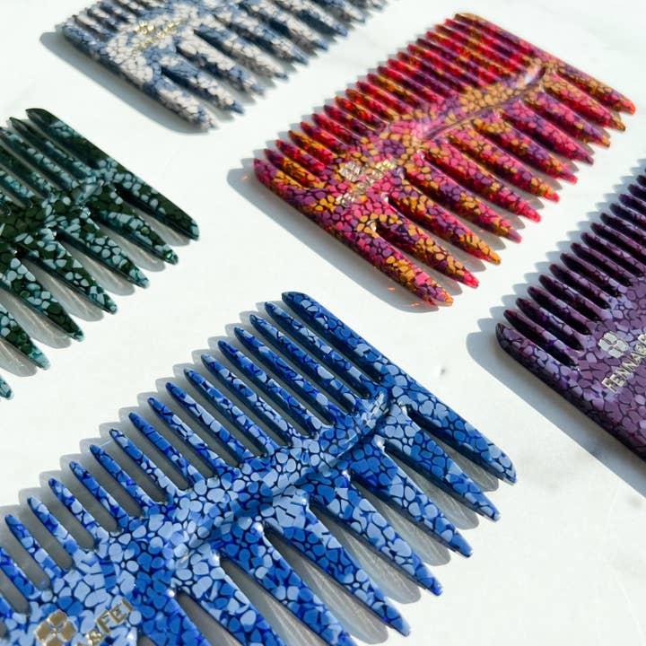 Fenna&Fei - Wholesale Hair Brush/Comb - Duet Comb - Flora Collection