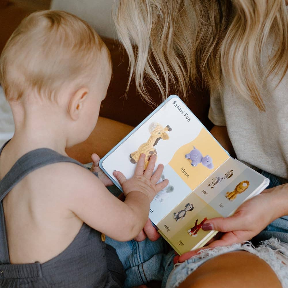 Paige Tate & Co. - Wholesale Baby & Toddler Book (0-2) - First Words with Cute Crochet Friends (Easter Basket Gifts) 1