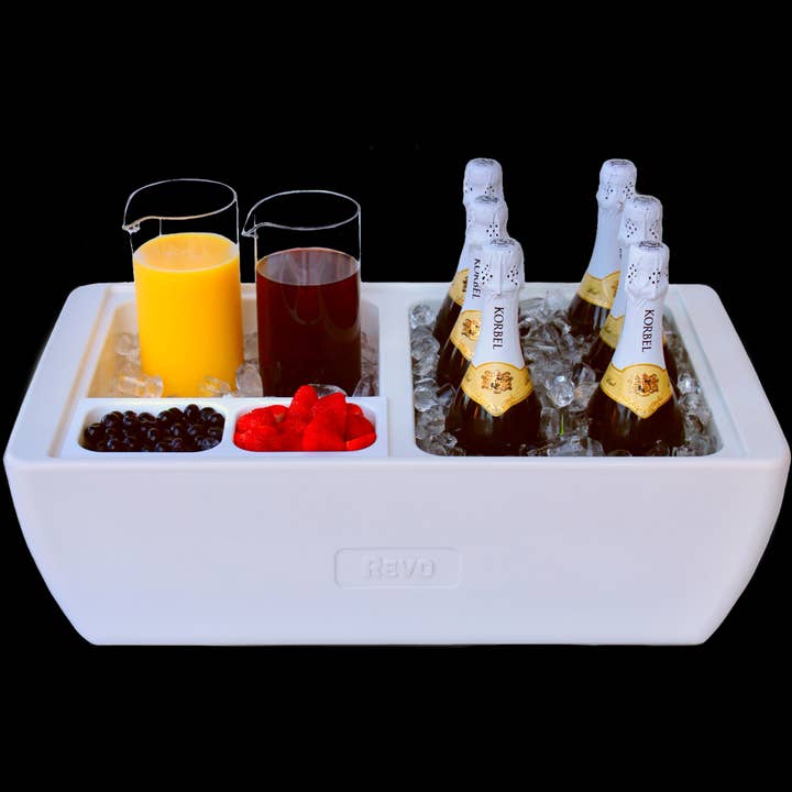 REVO Dubler Cooler | Polar White | Made in USA for wholesale by REVO Coolers